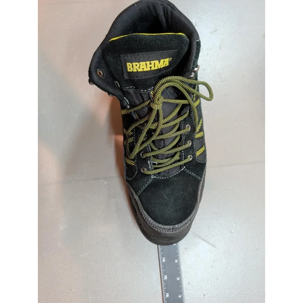 Brahma Mens Waterproof Safety Toe Work Boots Black MNBR28ES002 Size 11